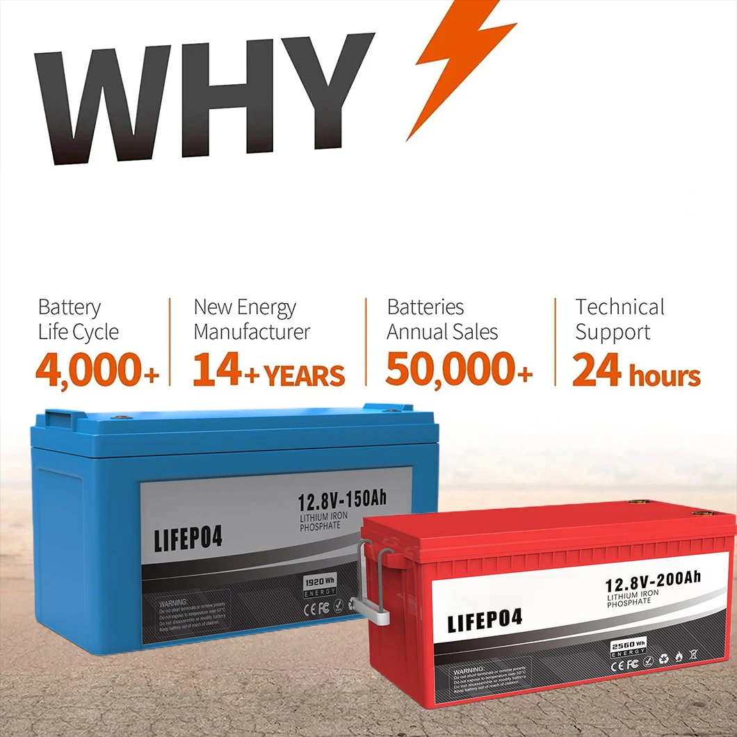 Low Cost 24 Volt 100 Amp 300Ah Lifepo4 Custom Lithium Ion Iron Phosphate Cell 6000Mh Battery Pack