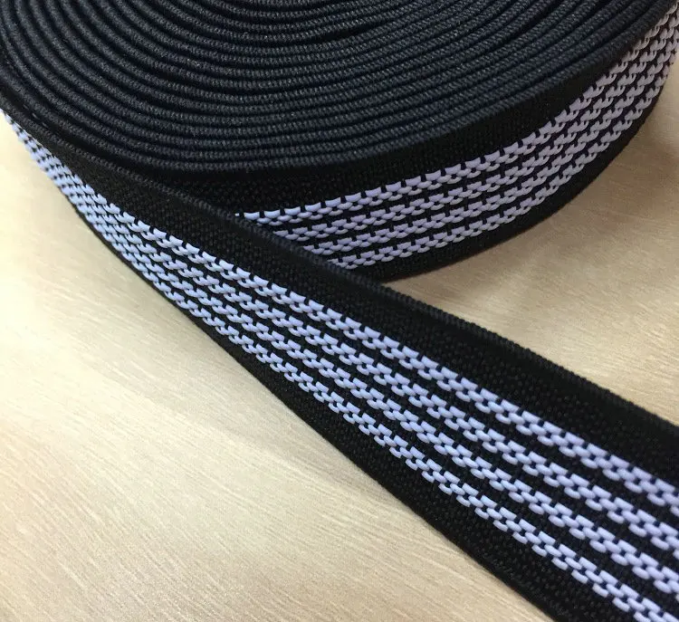 Wholesale 2.5cm/3cm anti slip elastic band with rubber for clothes