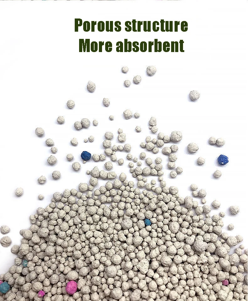 Direct Sale Production Line Cat Sand 10L Fine Bentonite Cat Litter Silica Gel Cat Litter Cyrstal