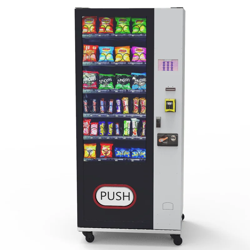 Salads,sandwiches,instant food products,cold drinks,snack vending machines