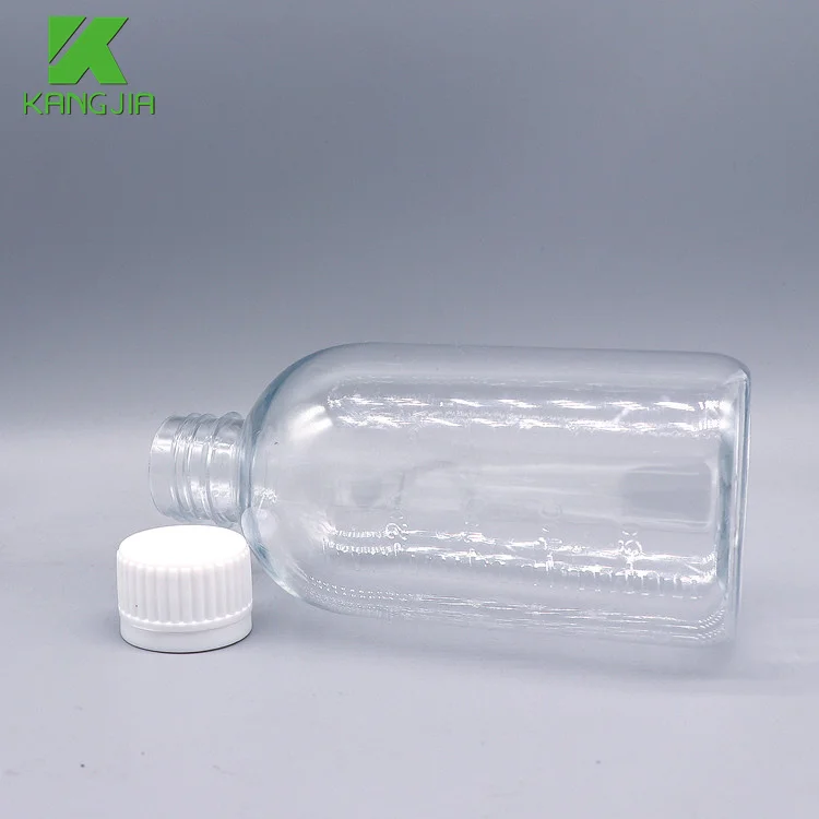 Custom 250ml Amber PET Reagent Bottle Plastic Chemical Laboratory Bottle