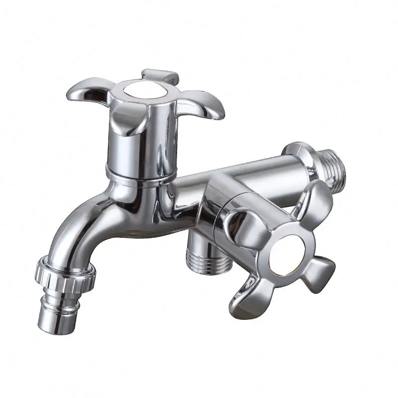 Factory Supply Low Price Water Tap Polished ABS Fast Open chrome bib tap
