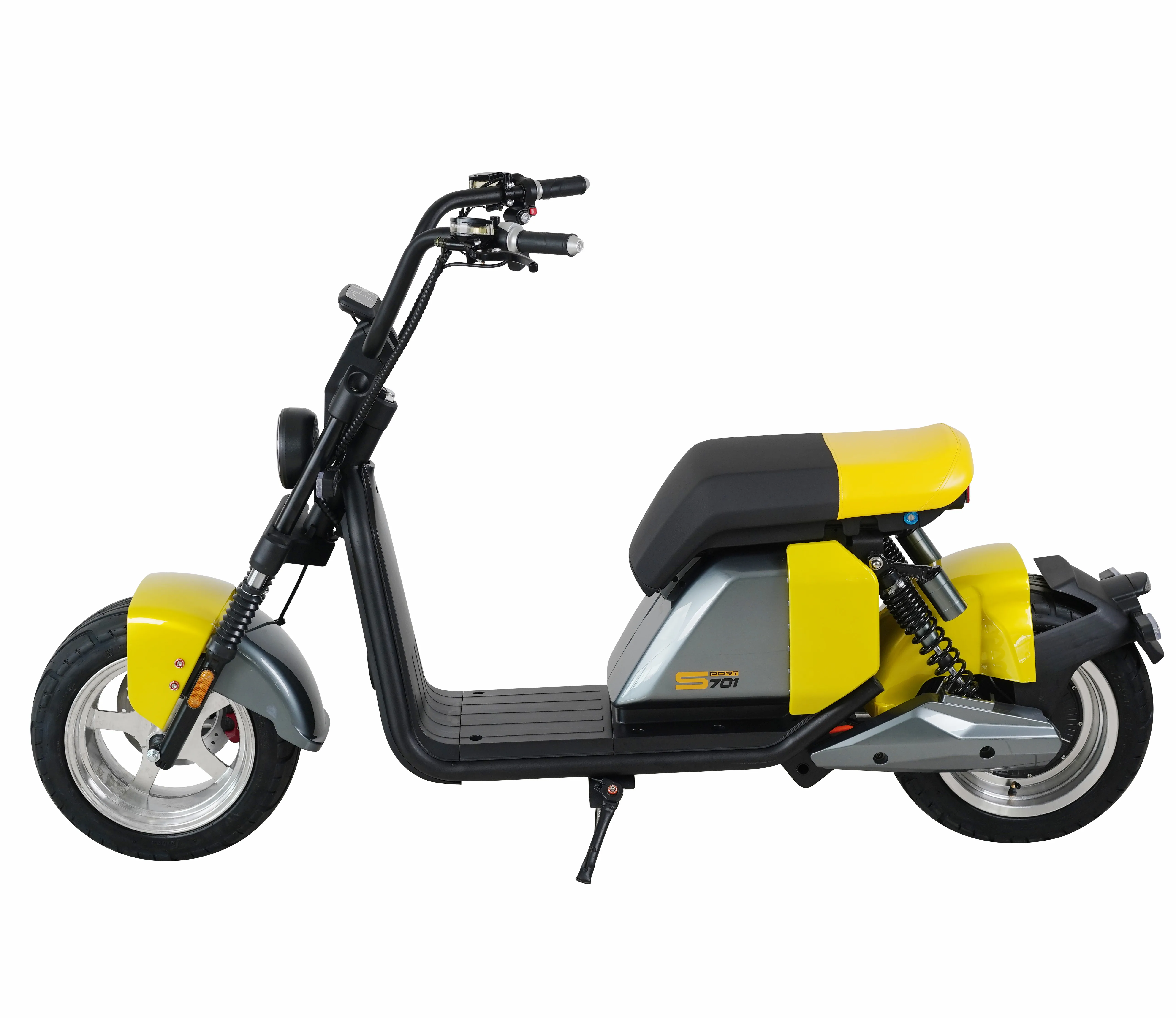 New S701 2000w/3000w 2 wheel electric scooter citycoco electric motorcycle for sale