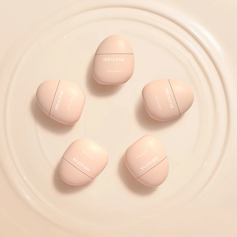 Custom wholesale sunscreen packaging bottle 50ml isolation flat bottle sunscreen lotion packaging bb cream tube blue