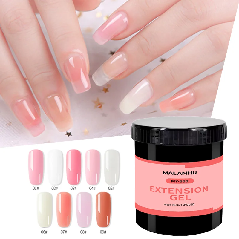 New style extension gel 1kg/5kg/25kg non-flow hard Sculpting gel builder uv Clear Of Impurities Gel Builder Extension Gel Nail