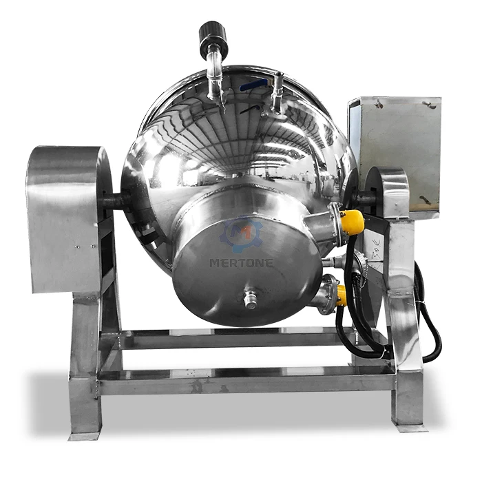 Electric Jacketed Kettle For Fruit Sauce Steam Jacket Autoclave