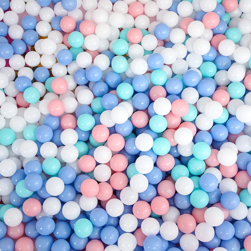 Factory Wholesale Plastic Transparent Clear Color Ocean Balls Million Ball children Play Pool & Pit Sea Balls