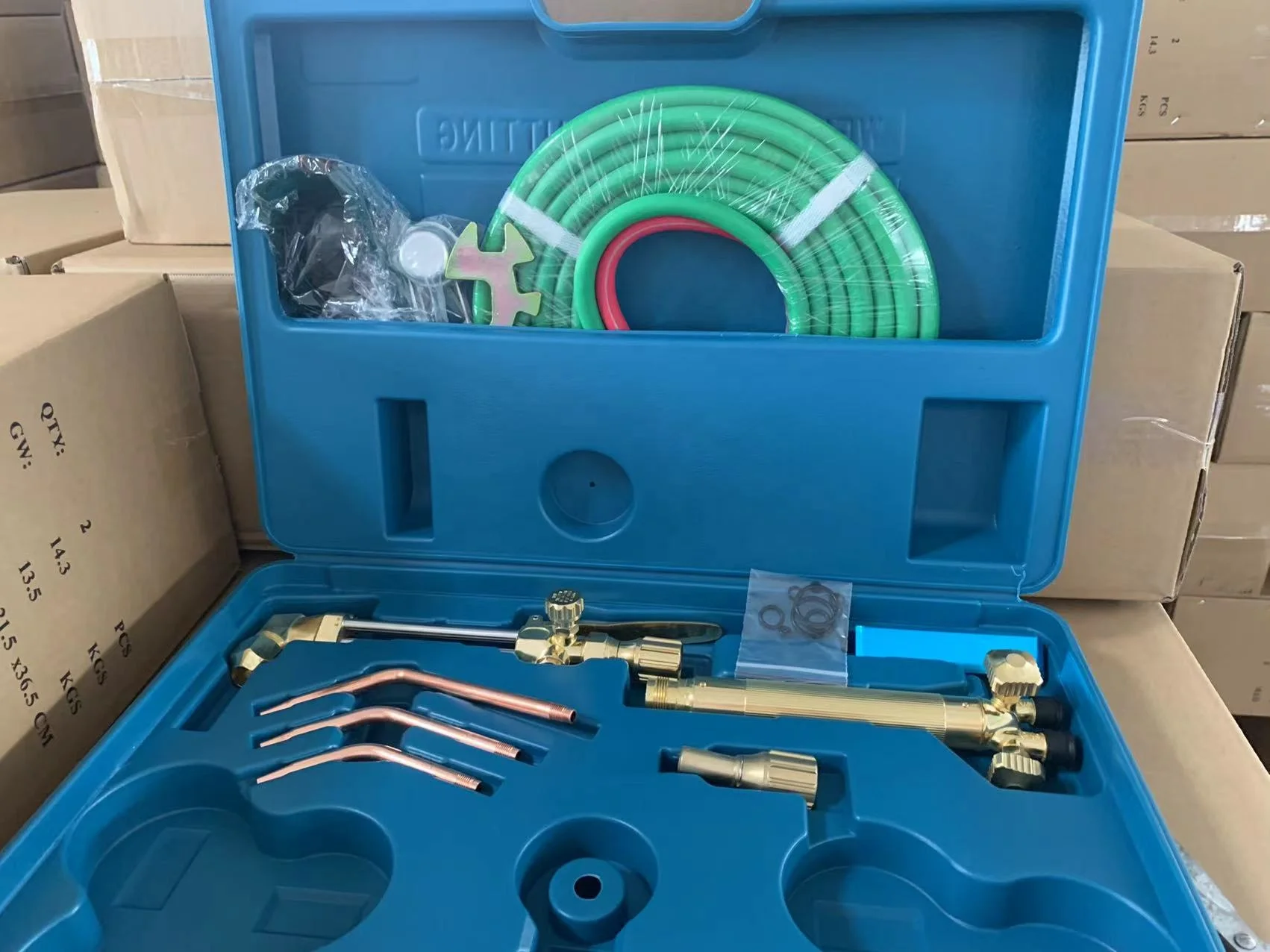 Welding and Cutting Troch Kit Oxygen Acetylene Regulator With Cutting Nozzle