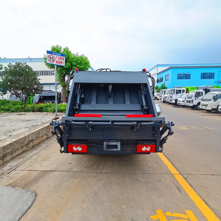 Foton 4x2 small garbage compressor tank volume 3000L garbage collection truck cheap price sanitation truck