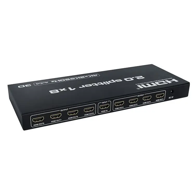 Manufacturer HDMI 2.0 HDMI Splitter 1 input 8 outputs