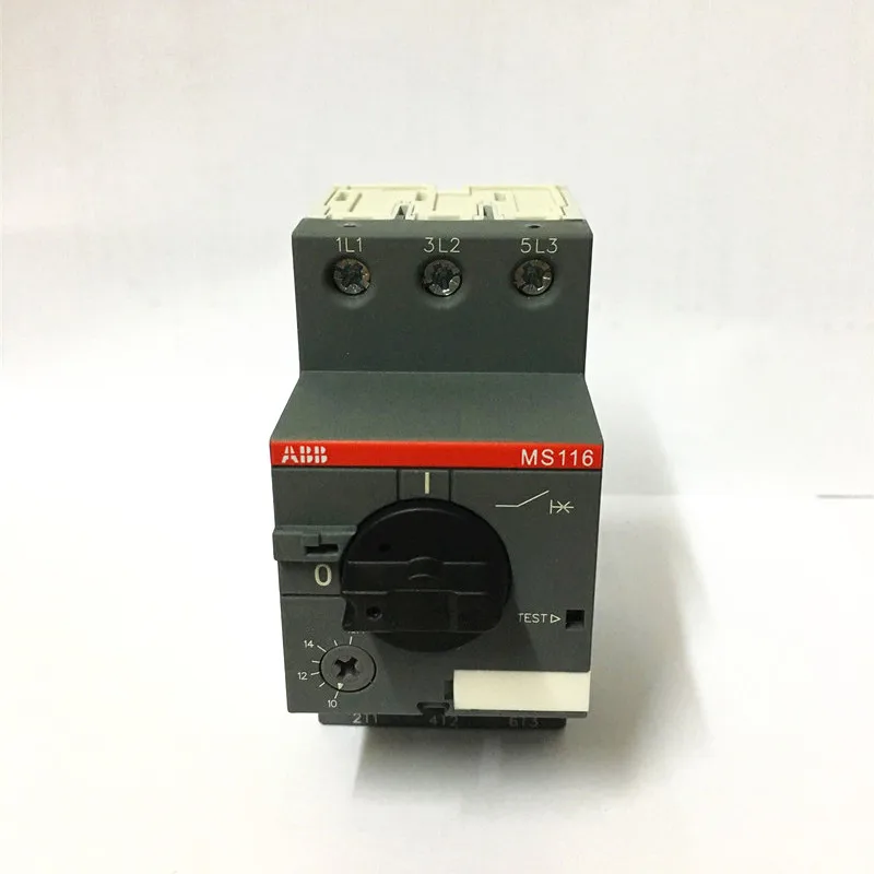 ABB-China motor protection circuit breaker 1SAM250000R1006 manual motor protector 1.6A MS116-1.6 Manual Motor Starter