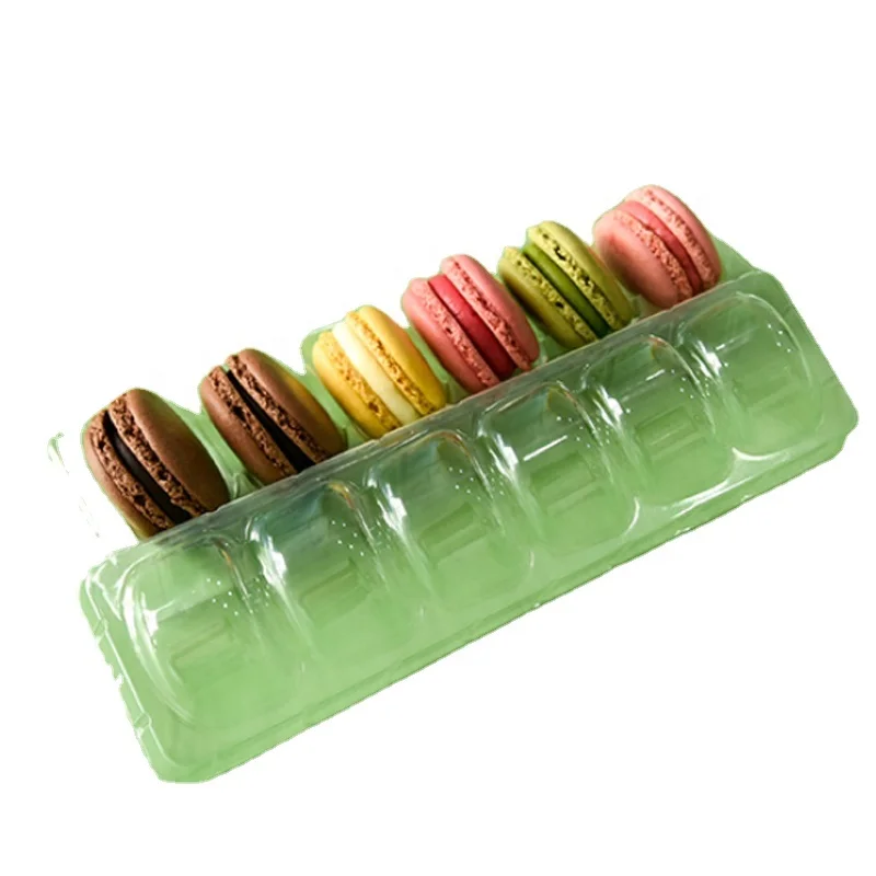 Blister Container Plastic PET Blister Clear Cookie Container Macaron Packaging Tray