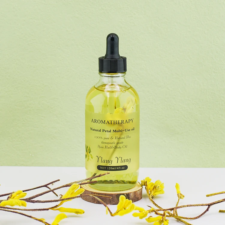 Wholesale High Concentrated Essential Oil Use for Skin Care Ylang Ylang Perfume Essential Body Oil