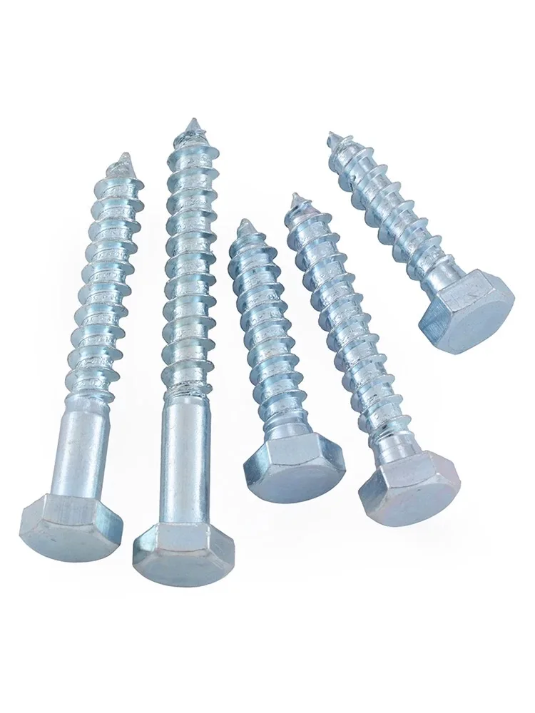hex head self tapping head High performance for wood Galvanized Hex Head Lag Screws