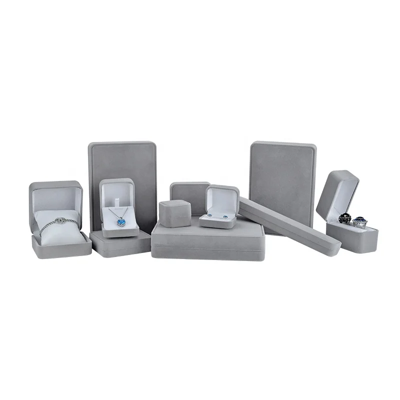 Custom Logo Boxes Earring Ring Set Gift Packing Jewelry Necklace Bracelet Box