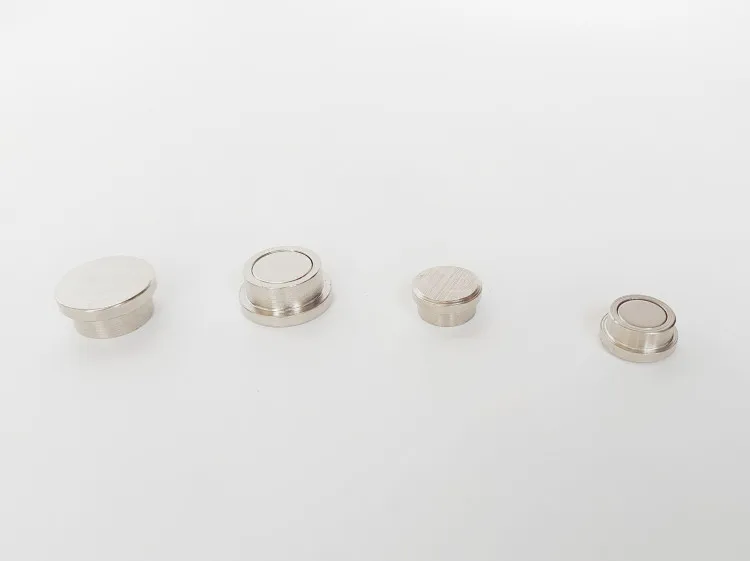 Manufacturer-owned Magnetic magnetic buckle round salvage magnetic countersunk snap