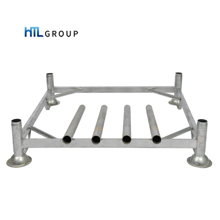 Warehouse stackable detachable steel metal tube big rack pallet