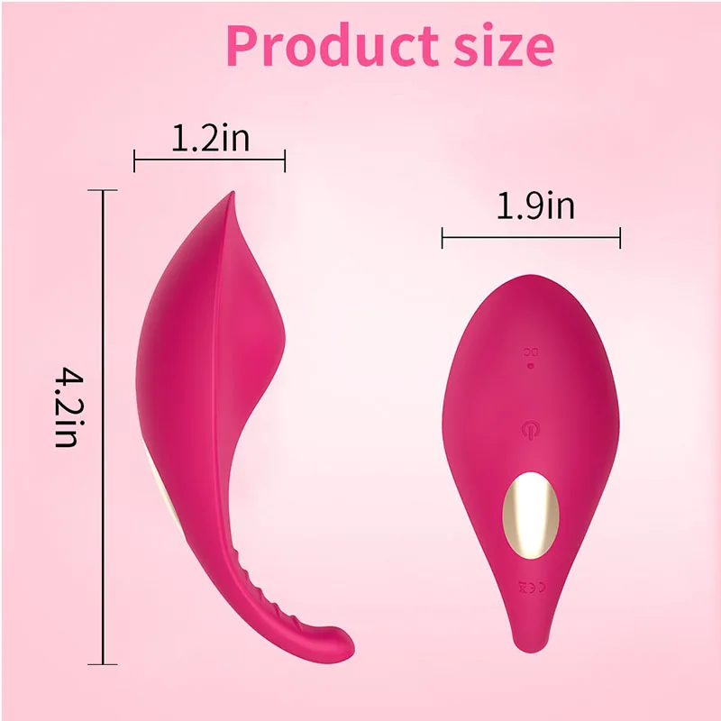 Vulva Jump Egg APP Control Multi Frequency Silicone Waterproof Clit Wearable Vibrating Egg