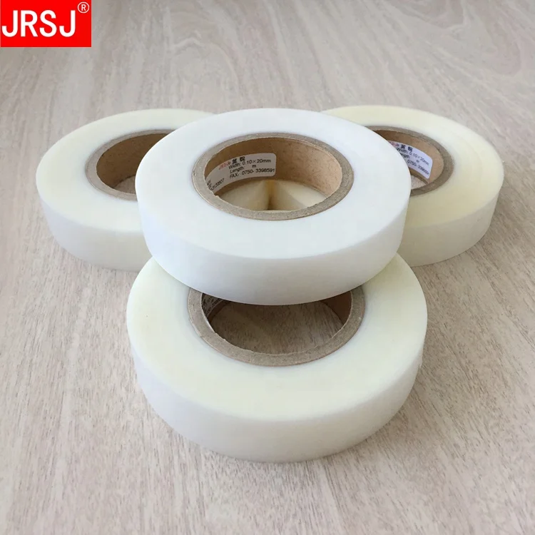 China factory good adhesion 0.10mm thick semitransparent hot melt waterproof PU seam tapes for camping tents