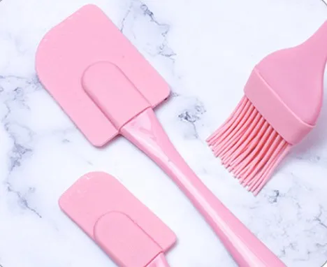 Silicone Spatula set Heat-Resistant Non-Stick 3 Piece Design Spatula for Cooking Baking and Mixing