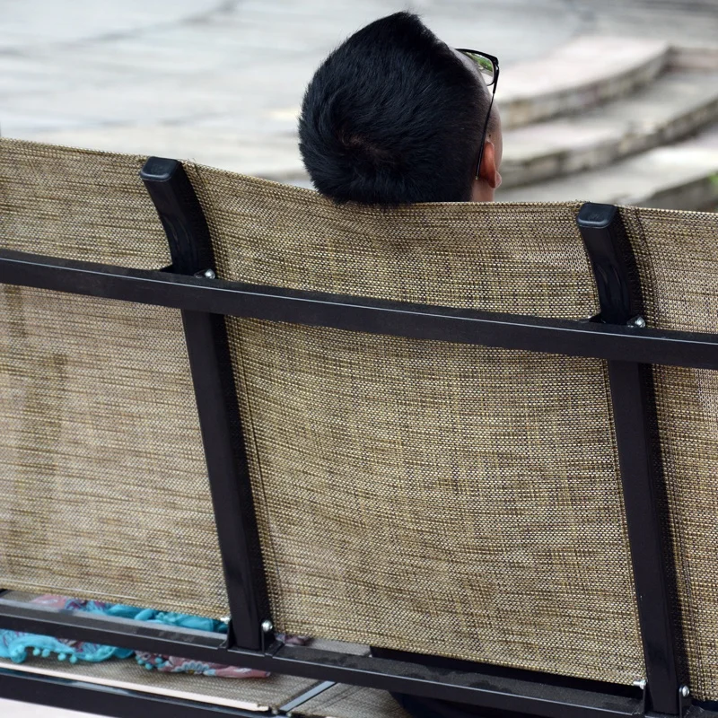 Outdoor garden 2seats hanging swing chair hot selling wrought iron swing for adults wirh canopy