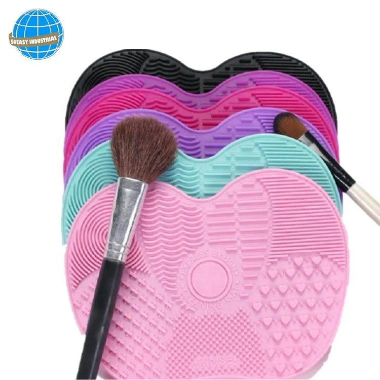 Силиконовая щетка для чистки макияжа