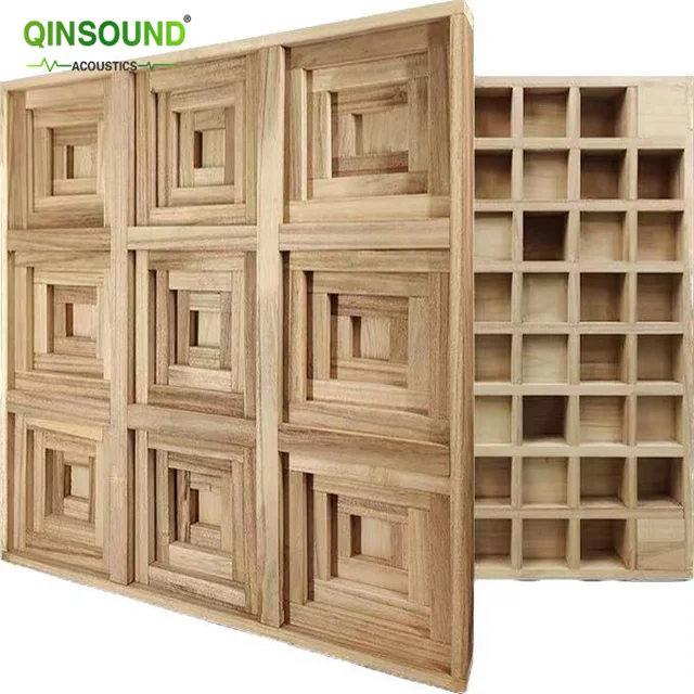 Sound Diffuser Acoustic Panel  art could be customized for recording sound absorption wall panel