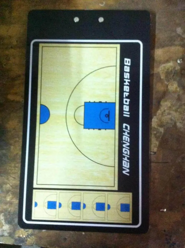 Foldable Basketball Coaching Board basketball training magnetic coaching board with pen dry erase
