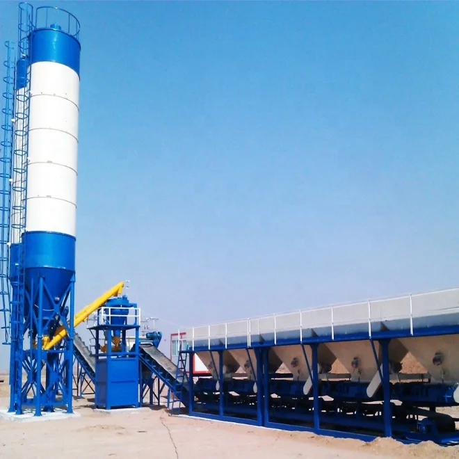 High Efficiency HZS 25/ 35/50/60/75/90 M3 Concrete Mixing Plant Machine Good Price