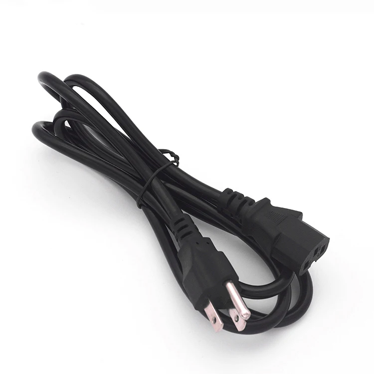 BAILE America Custom 10A 15A 120V US 3 Pin AC Wire Extension Electric Power Cable Plug
