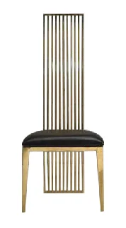 Wedding activity Metal bride modern leather lounge wooden stainless steel chair