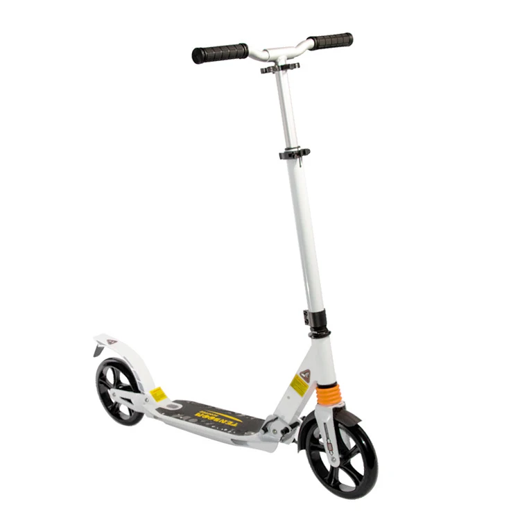 New Design convenient Foldable Flat-Plate 2pcs PU big  Wheels Kick Scooters