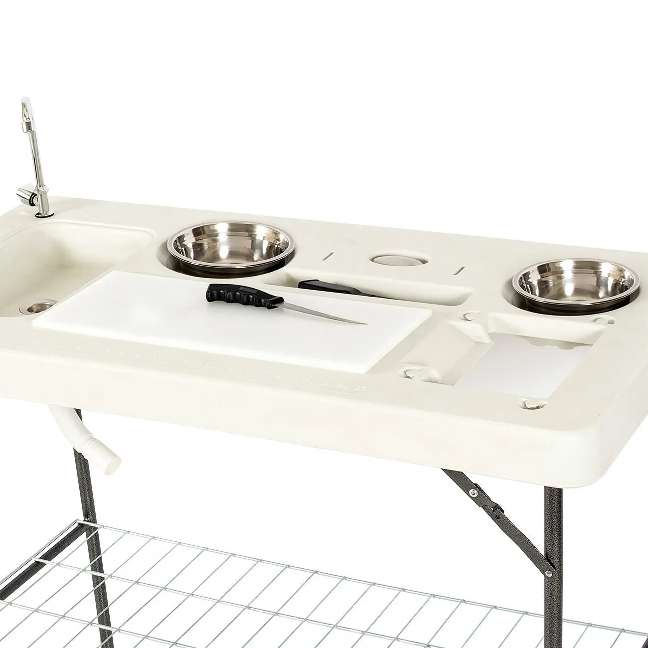 Hot Selling White Outdoor Kitchen Table for Camping