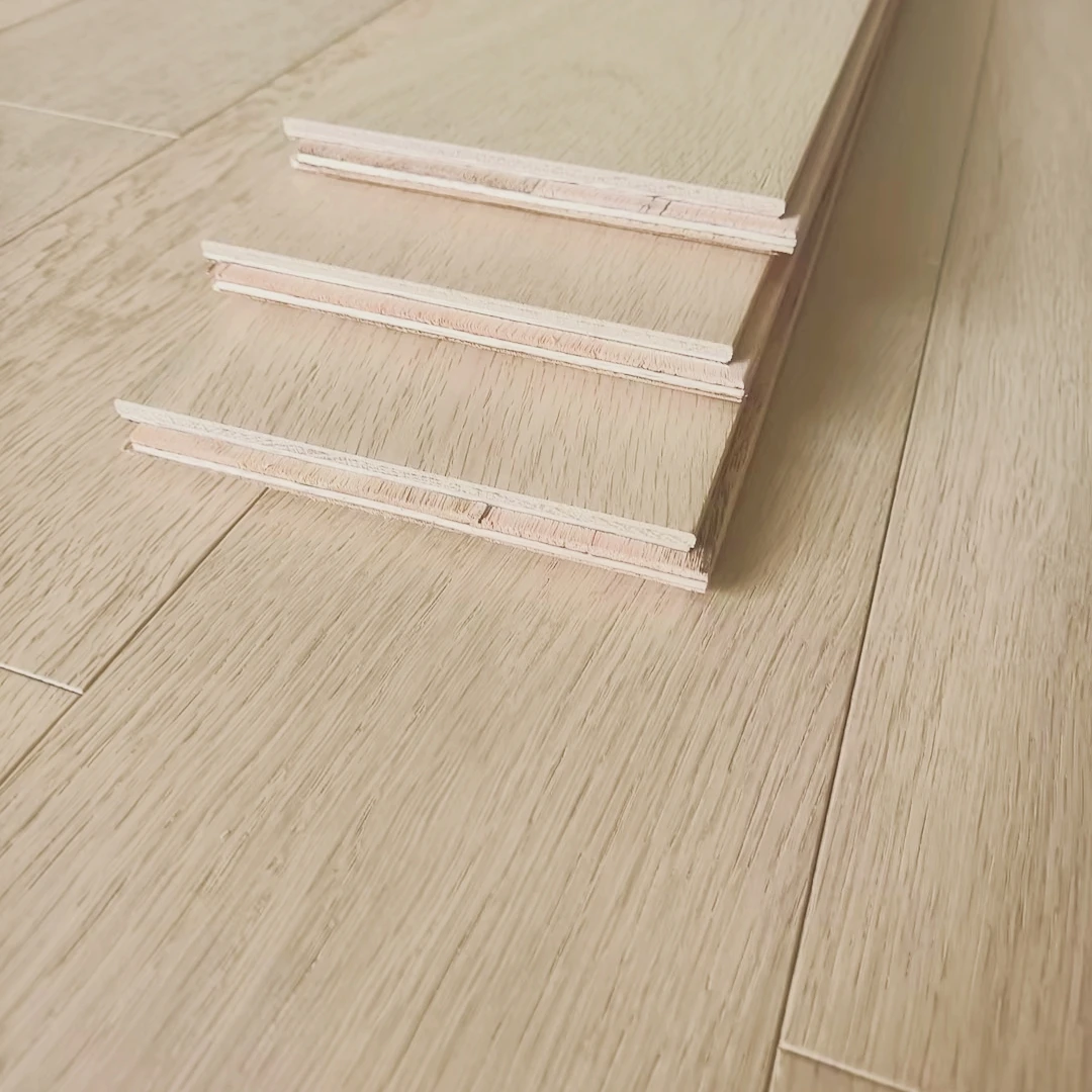 Factory price ab Grade natural french european white oak timber engineered wood flooring oak solid wooden flooring