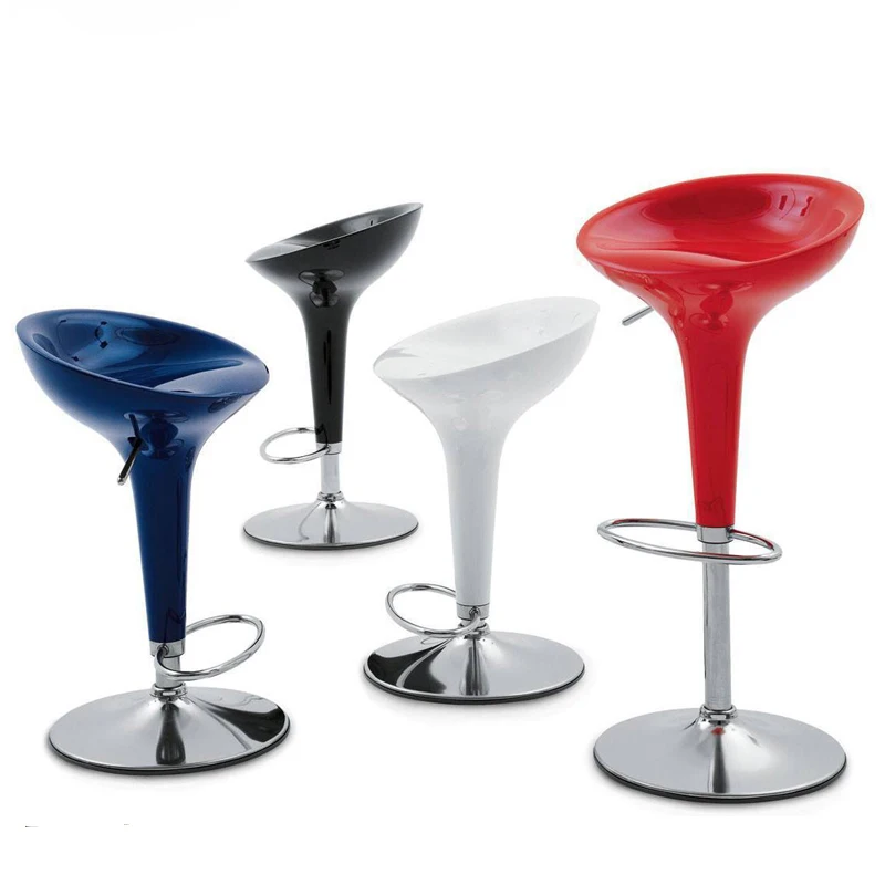 Современный модный горячая Распродажа Современный барный стул дешевый кофе PP пластиковый барный стул высокий стул