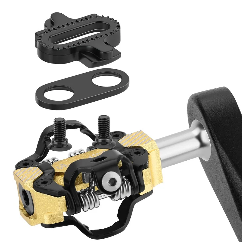 MTB-Self-locking Pedals bike lock Parts Riding Accessories Mountain Aluminum Alloy Bearing Bike Pedal