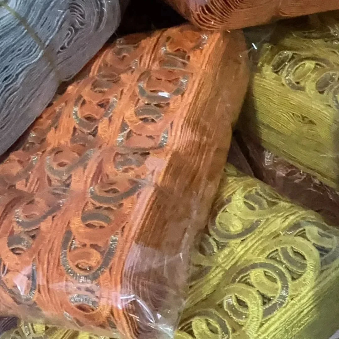 Lace Embroidery Home Decoration Clothing Accessories Water Soluble Gold Thread Lace