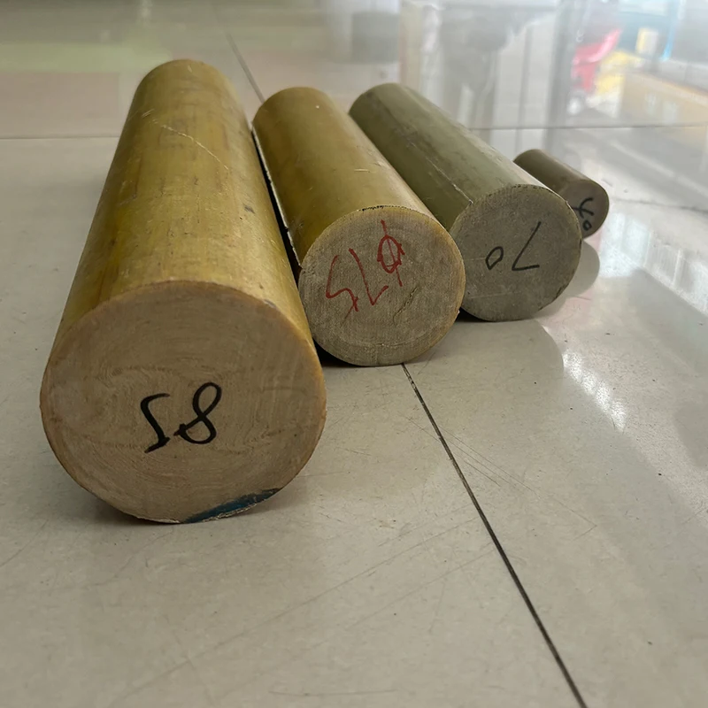 Custom Size Brown Electrical Insulation Bakelite Rod 8-100mm Textolite Sheet Phenolic Cotton Laminated Rod