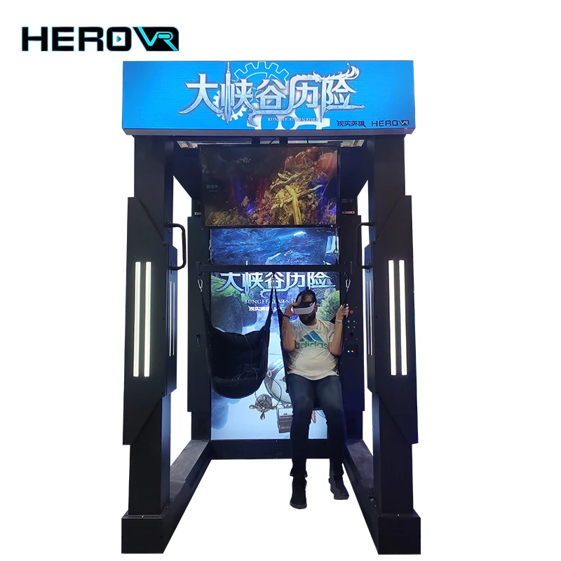HEROVR Playground One-Of-A-Kind Vr 9D Virtual Reality Simulator VR Bungee Jumping Machine All Ages