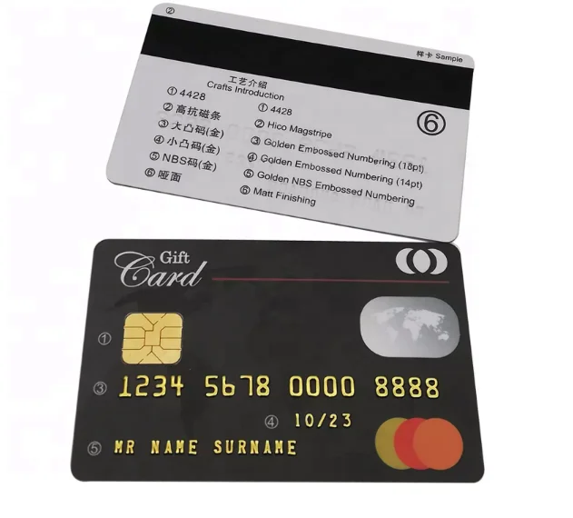 CR80 программируемая пустая пластиковая ПВХ карта с магнитной полосой RFID печатная магнитная