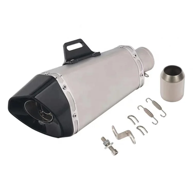 51mm carbon fiber escapes chinos para moto 125cc scooter exhaust