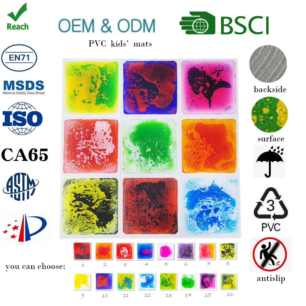 2024 Overseas Sensory Educational Toys Hot Selling Liquid Color Brick Kindergarten Nursery School Multimedia Room Dance Room