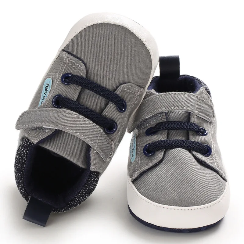 Hot selling cheap cotton soft sole breathable shoes 0 18 months Cool boy baby boy infant shoes