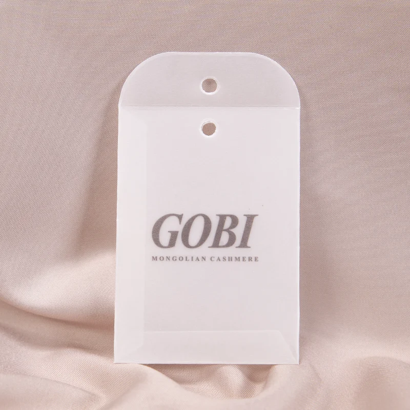 Semi Transparent Custom Logo Glassine Paper Envelope Garment Spare Button Bag