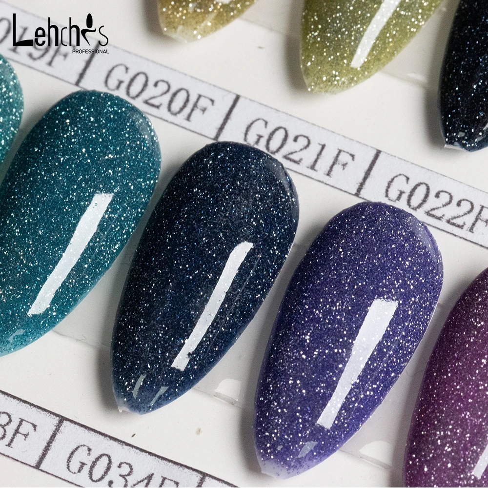Lehchis Gel Polish Manufacturer Private Label Color Nail Art Salon UV Gel Soak Off Clear Mixing Reflective Thermal Gel Polish