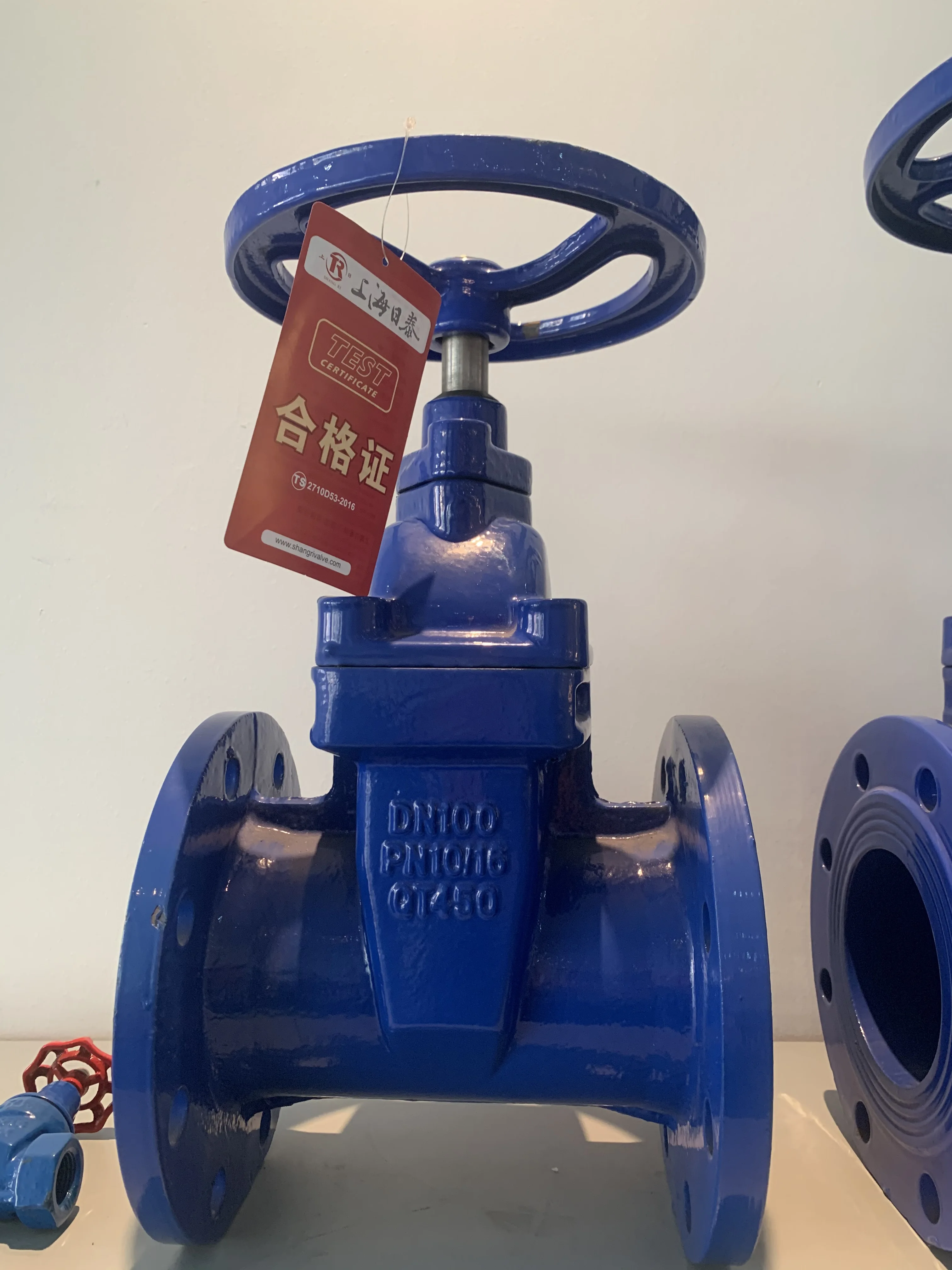 
China Factory Ductile Iron DIN F4 Non-rising Resilient Seated Gate Valve for water 