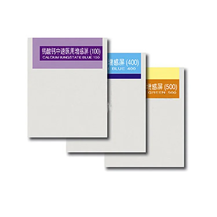 
Medical X-ray Film High Speed Green Blue Sensitive All Size Low Price Intensifying Screen 