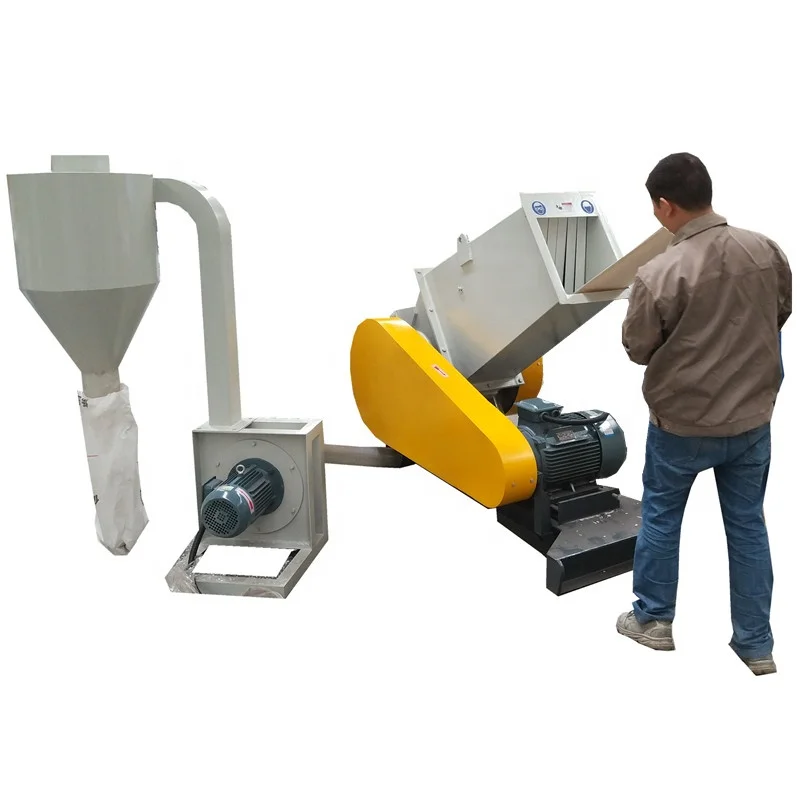 waste plastic pipe crusher shredder machine for wast profile pvc