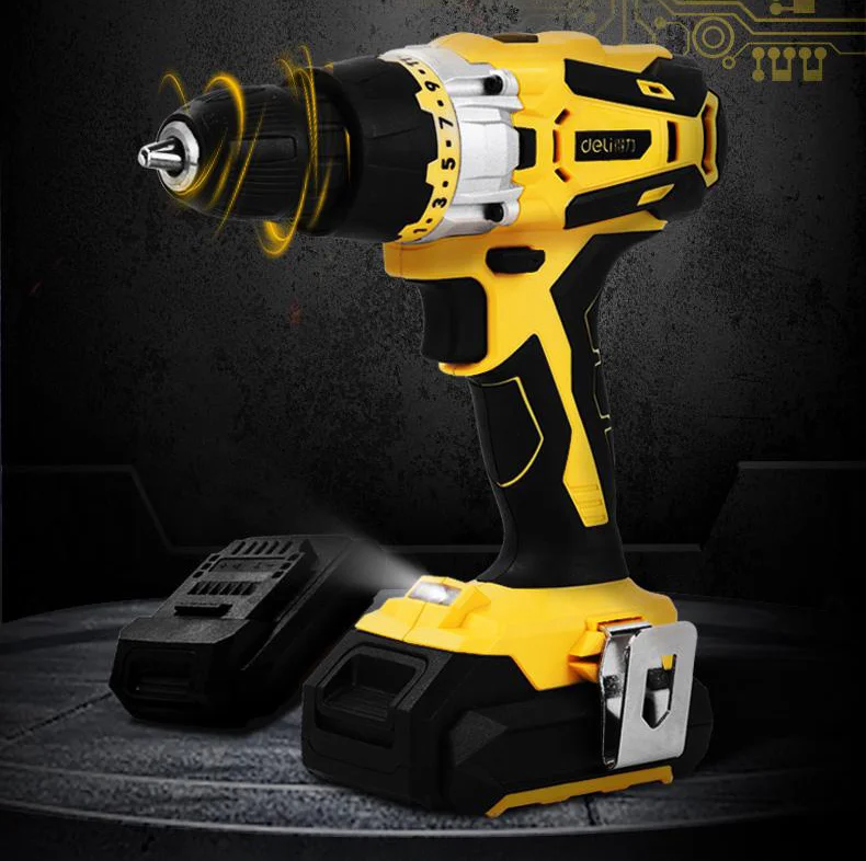 Reliable Construction Quality Rechargeable 14.4v Battery Electric Cordless Impact Drill Max Steel Wood Power Torque Time Input