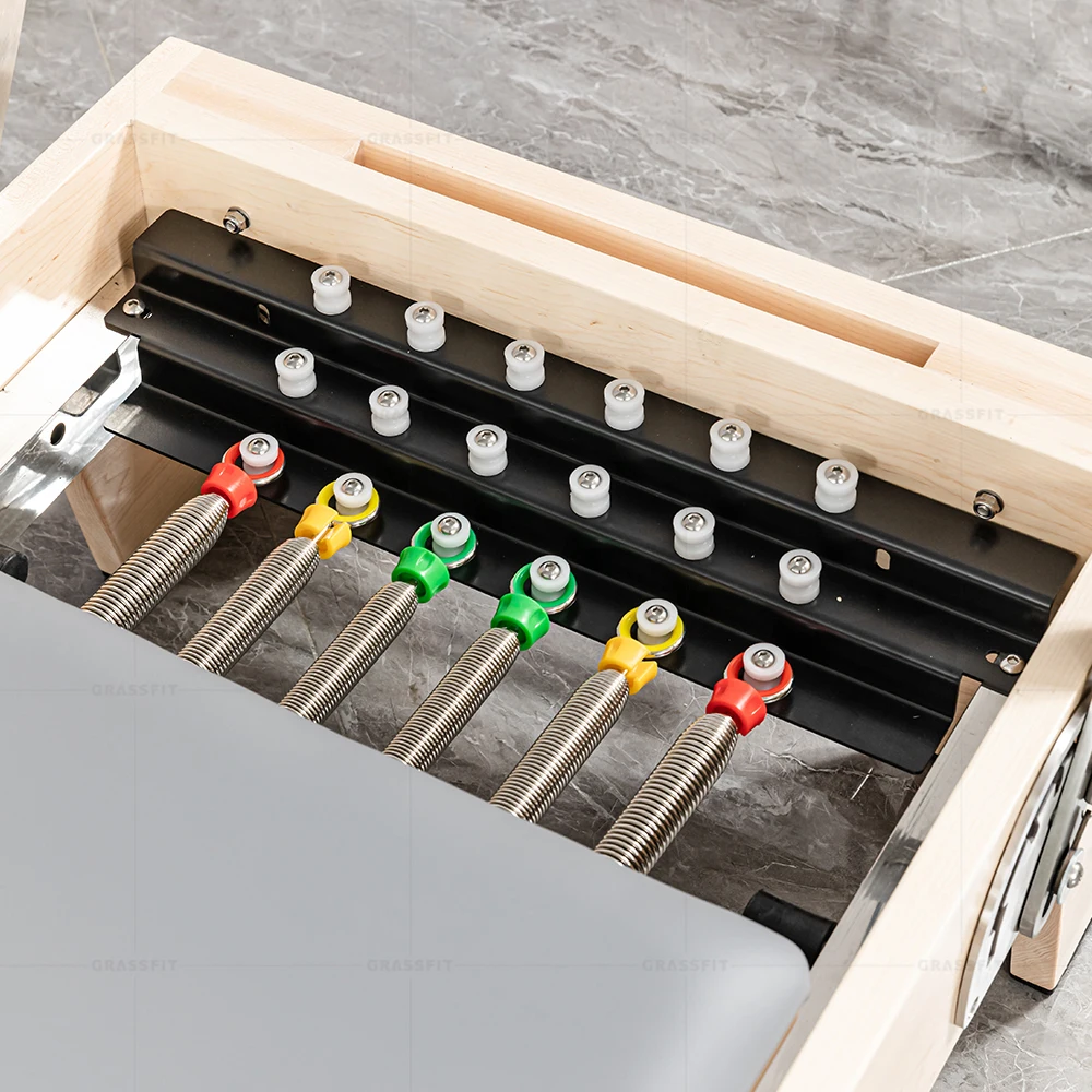 Hot Sale Gym Home Studio Equipment Custom Pilates Core Bed Pilates Reformer Half Tower Wood Pilates Reformer With Tower Trapeze
